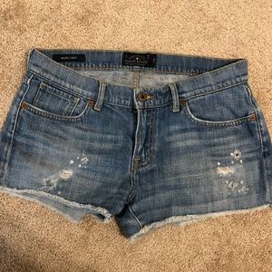 Lucky Brand mid rise jean shorts